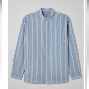 Urban outfitters blue striped shirt unisex size medium